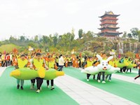 香国公园　600余人参加亲子运动会